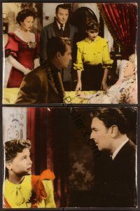 2f013 SPIRAL STAIRCASE 3 color 12x16 stills '46 Dorothy McGuire, George Brent & Ethel Barrymore!