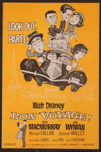 2f083 BON VOYAGE pressbook '62 Walt Disney, Fred MacMurray, Jane Wyman