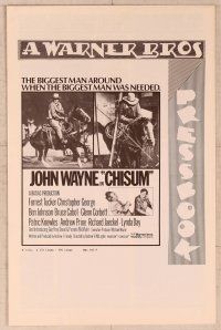 2f107 CHISUM int'l pressbook '70 Andrew V. McLaglen, Forrest Tucker, The Legend big John Wayne!