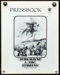 2f117 COWBOYS int'l pressbook '72 big John Wayne, Bruce Dern, Robert Carradine