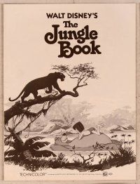 2f235 JUNGLE BOOK pressbook R78 Walt Disney cartoon classic + cool Pinocchio ad!