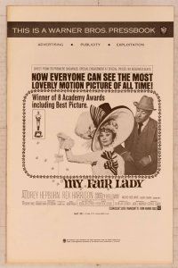 2f330 MY FAIR LADY pressbook '64 Audrey Hepburn & Rex Harrison , George Cukor classic!