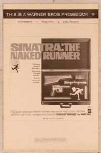 2f336 NAKED RUNNER pressbook '67 Frank Sinatra