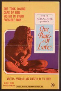 2f537 TWO SISTERS pressbook '79 love in every possible way, One Page of Love, lots of nude images!
