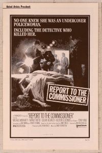 2f412 REPORT TO THE COMMISSIONER pressbook '75 no one knew she was an undercover cop!