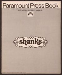 2f456 SHANKS pressbook '74 directed by William Castle, French mime Marcel Marceau!