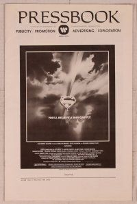 2f485 SUPERMAN pressbook '78 comic book hero Christopher Reeve, Gene Hackman, Marlon Brando