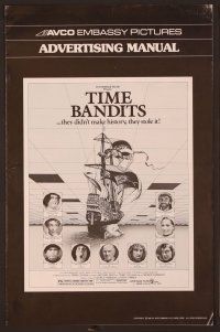 2f515 TIME BANDITS pressbook '81 John Cleese, Sean Connery, directed by Terry Gilliam!