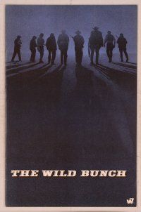 2f559 WILD BUNCH pressbook '69 Sam Peckinpah cowboy classic, William Holden & Ernest Borgnine!