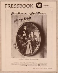 2f569 ZANDY'S BRIDE pressbook '74 Gene Hackman & Liv Ullmann get married, then fall in love!