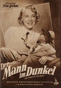 2g191 MAN IN THE DARK German program '53 Edmond O'Brien, Audrey Totter, Ted de Corsia