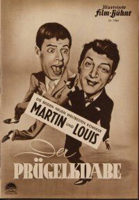 2g219 THAT'S MY BOY German program '53 different images of college students Martin & Lewis!