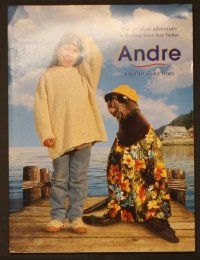 2g232 ANDRE presskit '94 directed by George Miller, Tina Majorino & her wacky pet sea lion!
