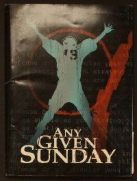 2g237 ANY GIVEN SUNDAY presskit '99 Oliver Stone, Al Pacino, Cameron Diaz, Jamie Foxx, football!