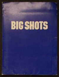 2g245 BIG SHOTS presskit '87 Ricky Busker, Darius McCrary, If crime is a disease, meet the measles!
