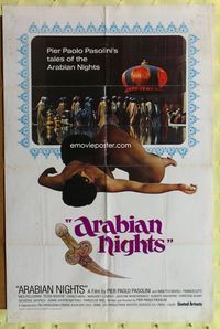 2h042 ARABIAN NIGHTS int'l 1sh '74 Pier Paolo Pasolini's Il Fiore delle Mille e una Notte, sexy!