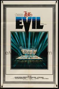 2h263 EVIL 1sh '78 Richard Crenna, Joanna Pettet, Miller horror art!