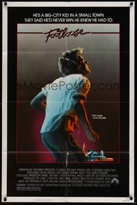 2h301 FOOTLOOSE 1sh '84 teenage dancer Kevin Bacon has the music on his side!