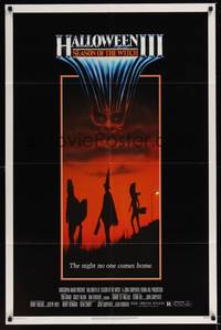 2h355 HALLOWEEN III 1sh '82 Season of the Witch, horror sequel, cool horror image!