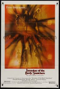 2h423 INVASION OF THE BODY SNATCHERS 1sh '78 Philip Kaufman classic remake of deep space invaders!
