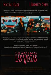 2h476 LEAVING LAS VEGAS 1sh '95 Nicolas Cage, Elisabeth Shue!