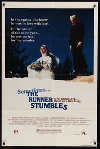 2h737 RUNNER STUMBLES 1sh '79 nun Kathleen Quinlan loves priest Dick Van Dyke, but he kills her!