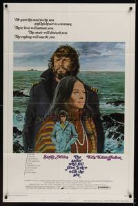 2h741 SAILOR WHO FELL FROM GRACE WITH THE SEA style A 1sh '76 Kris Kristofferson & Sarah Miles!