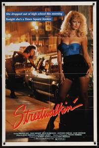2h827 STREETWALKIN' 1sh '85 high school drop out becomes Times Square hooker!