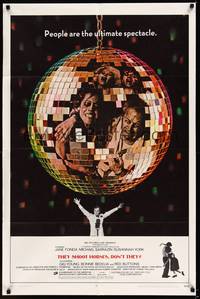 2h875 THEY SHOOT HORSES, DON'T THEY int'l 1sh '70 Jane Fonda, Sydney Pollack, cool disco ball image!