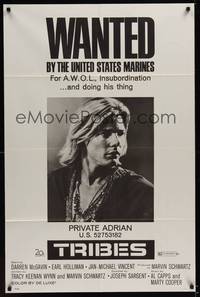 2h913 TRIBES 1sh '71 Jan-Michael Vincent is wanted by the United States Marines!
