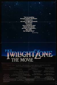 2h921 TWILIGHT ZONE 1sh '83 George Miller, Steven Spielberg, Joe Dante, from Rod Serling TV series