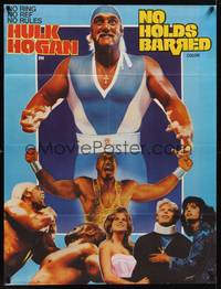 2j010 NO HOLDS BARRED Pakistani '89 great image of pumped wrestler Hulk Hogan!