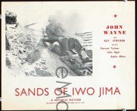 2j006 SANDS OF IWO JIMA 3 New Zealand LCs '50 World War II Marine John Wayne!