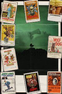 2k002 LOT OF 128 FOLDED ONE-SHEETS lot '50s - '80s Rosemary's Baby, Diamond Queen, Patsy + more!