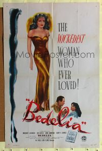 2m072 BEDELIA 1sh '47 sexy Margaret Lockwood is the wickedest woman who ever loved!