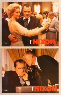 2p040 NIXON 9 color 11x14 stills '95 Anthony Hopkins as Richard Nixon, directed by Oliver Stone!