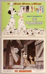 2p041 ONE HUNDRED & ONE DALMATIANS 9 LCs R69 most classic Walt Disney canine family cartoon!