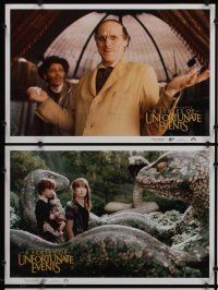 2p035 LEMONY SNICKET'S A SERIES OF UNFORTUNATE EVENTS 9 LCs '04 many images of wacky Jim Carrey!