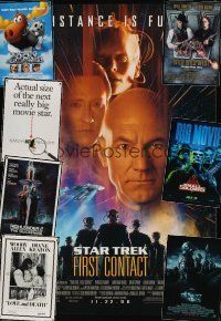 2r015 LOT OF 24 UNFOLDED ONE-SHEETS lot '75 - '01 Star Trek First Contact, Love & Death + more!