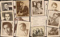 2r028 LOT OF 10 LOCAL THEATRE HERALDS lot '38 - '49 all the top male stars!