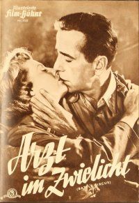 2r180 BATTLE CIRCUS German program '53 different images of Humphrey Bogart & June Allyson!