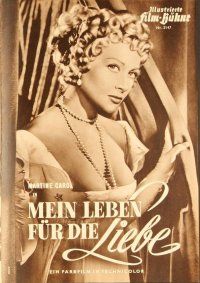 2r188 CAROLINE CHERIE German program '53 different images of sexy French Martine Carol!