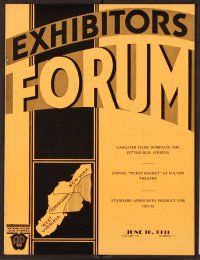 2r056 EXHIBITORS FORUM exhibitor magazine June 16, 1931 Ken Maynard in Fighting Thru, Hoot Gibson!