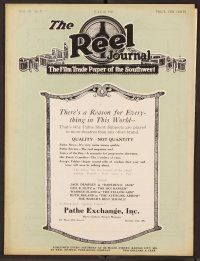 2r046 REEL JOURNAL exhibitor magazine July 23, 1921 wonderful 2-page Universal ad, von Stroheim