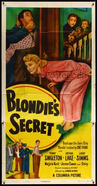 2s341 BLONDIE'S SECRET 3sh '48 wacky art of Penny Singleton & Arthur Lake as Dagwood!