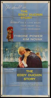 2s384 EDDY DUCHIN STORY 3sh '56 Tyrone Power & Kim Novak in a love story you will remember!