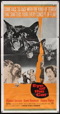 2s390 EYE OF THE CAT 3sh '69 Michael Sarrazin, Gayle Hunnicutt, shatters your concept of fear!