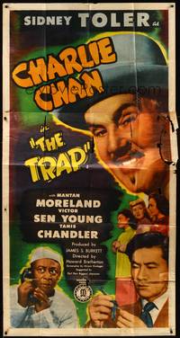 2s623 TRAP 3sh '46 Sidney Toler as Charlie Chan, Mantan Moreland, Victor Sen Young