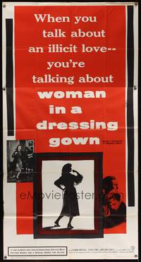 2s652 WOMAN IN A DRESSING GOWN 3sh '57 why NOT a movie about illicit love?