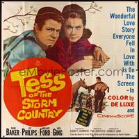 2s285 TESS OF THE STORM COUNTRY 6sh '60 Diane Baker in title role, a story of first love!
